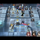 An Arknights map of a snowy battlefield featuring multiple operators.